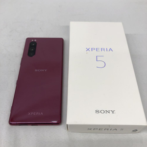 【中古】【SIMフリー】○Xperia 5 (J9260)(レッド)[240091313333]