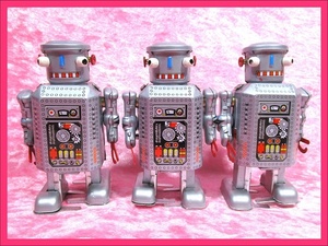 ブリキ玩具 COLLECTABLE ITEM ロボット MS249 ～ゼンマイで動くブリキおもちゃ～ ＜３点＞