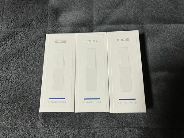 IQOS 3 MULTI アイコス マルチ レザーポーチ ロイヤルブルー