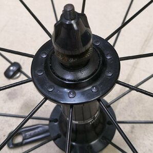 SHIMANO R500 WH-R501 クリンチャーロードホイール フロント用 ブラック モノトーンステッカー クイックリリース付き シマノ ロードバイクの画像6