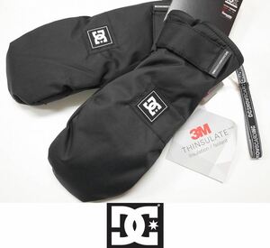 【新品:SALE】23 DC FRANCHISE MITTEN - Black L ミトン グローブ スノーボード 正規品