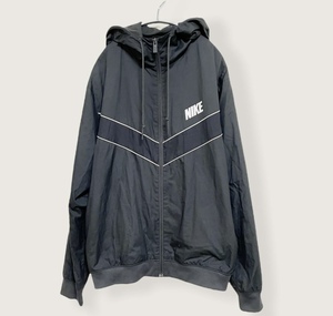 NIKE ナイキ ビッグシルエット ナイロン フード ジャケット size XL パーカー