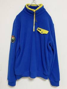 美品 Ralph Lauren / ラルフローレン ハーフジップ プルオーバー フリースジャケット size M シンチラスナップ