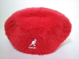 A8☆新品 送料無料 カンゴール 赤 Furgore 504 ベレー帽 M アンゴラ KANGOL☆