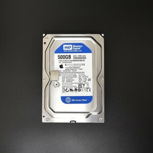 当日発送 Apple純正品 WD 500GB HDD 3.5インチ 正常 Y S/N:WCAWFD912230