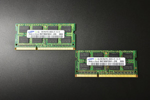  этот день отправка Mac соответствует память SAMSUNG DDR3 2GB×2 листов PC3-8500S M471B5673EH1-CF8 б/у товар 1-908-5 всего 4GB