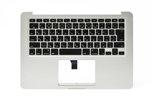 当日発送 MacBook Air 13 inch 2013 2014 2015 2017 A1466 日本語 キーボード パームレスト スピーカー 中古品 3-0214-4 キートップ JIS