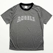 ●送料390円可能商品 ロサンゼルス エンゼルス Angels MLB 新品 メンズ 快適 速乾 半袖 Tシャツ Lサイズ[24231YAT-N9-L] 一 三 弐★QWER★_画像2