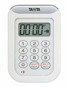 tanita kitchen timer waterproof magnet attaching .100 minute white TD-378 WH