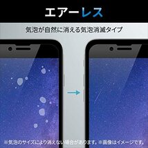 エレコム iPhone 14 13 13Pro フィルム のぞき見防止 覗き見防止 耐衝撃 衝撃吸収 アンチグレア 反射防止 PM-A22AFL_画像3