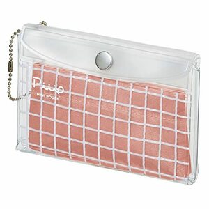 kokyo Mini pouch transparent pi-p Flat type pink terra‐cotta F-VBF242-6