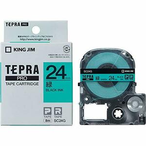  King Jim tape cartridge Tepra PRO 24mm SC24G green 