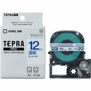  King Jim tape cartridge Tepra PRO 12mm ST12B transparent 