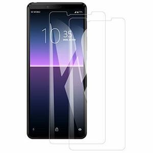 【2枚セット】Xperia 10 II SO-41A/SOV43 ガラスフィルム エクスぺリア 10 II フィルム 全面保護フィルム 硬度9H