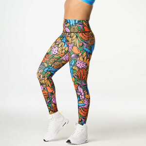 【正規品・新品】Mサイズ★ZUMBA・ズンバ★Tropics High Waisted Ankle Leggings