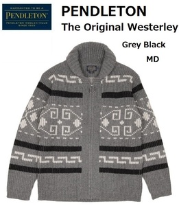 PENDLETON ペンドルトン The Original Westerley Grey Black MD　LAMBS WOOL オリジナルウェスターリー RF00461401 MD