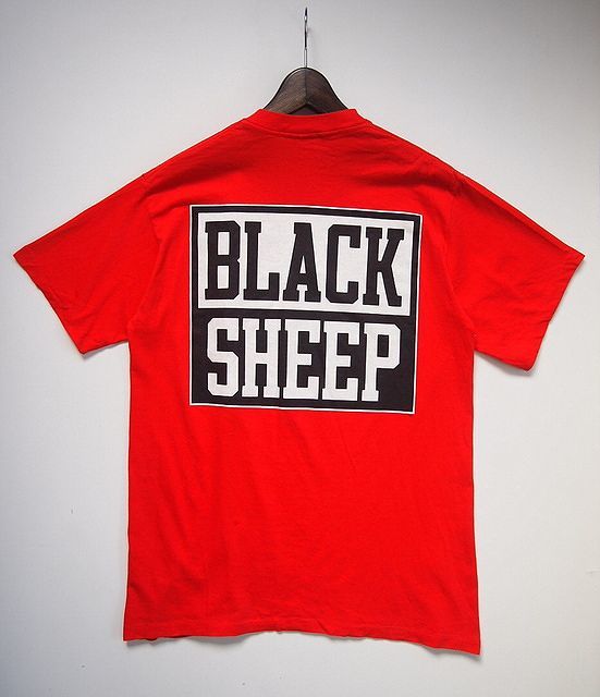 Vintage 90s USA製☆BLACK SHEEP ブラックシープ 両面プリント Tシャツ