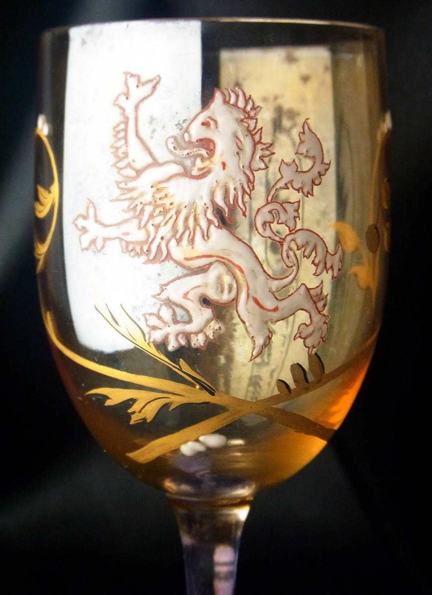 79%以上節約79%以上節約オールド・バカラ 1900年頃 金彩 猪口 日本酒