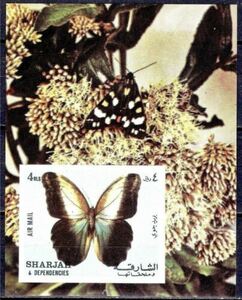 SHARJAH stamp [ butterfly ] less eyes strike 