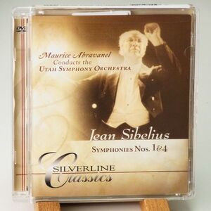 【DVD AUDIO ハイレゾ SILVER LINE】JEAN SIBELIUS　SYMPHONIES NOS. 1, 4　MARURICE ABRAVANEL　UTAH SYMPHONY ORCHESTRA　2CH・MCH両収録