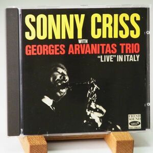 【FRESH SOUND】ソニー・クリス　SONNY CRISS　WITH GRORGES ARVANITAS TRIO　LIVE IN ITALY