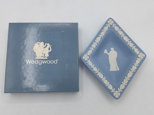 N27974 WEDGWOOD ウェッジウッド ジャスパー ミニトレイ 飾り皿 ダイヤモンドトレー アクセサリートレー プレート