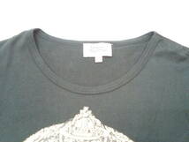 130-KM2078-80: Vivienne Westwood MAN ヴィヴィアンウエストウッド マン バニーインフレーム 半袖Tシャツ ウサギ BLACK サイズ50_画像4