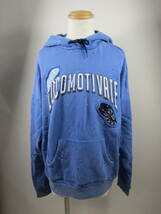 131-Ky8829-100: LOCOMOTIVATE vintage washed Bandana Remake Hoodie パーカー フーディ T2K aka Mr.Tee&Greedy ブルー XLサイズ_画像1