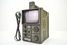 National TR-505A RANGER-505 白黒テレビ ケーブル付き[ナショナル][レンジャー505][昭和レトロ][当時物]M_画像1