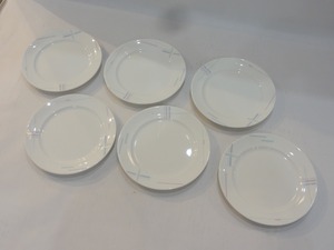 TTOWN★ リサイクル 6枚セット NARUMI Bone China 皿 直径16.5㎝ ケーキ皿 T-17