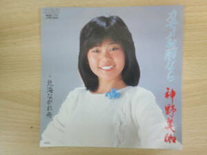 877 中古レコード　かもめお前なら　北海ながれ船　神野美伽　RCA