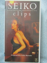 ＶＨＳビデオ 松田聖子【SEIKO clips】Performed by Seiko Matsuda 歌詞カード付 4曲 21分 ソニーレコード SRVM266　　　　j343_画像1