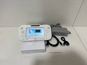 ★1円〜★任天堂 Wiiu 本体 セット【スポーツプレミアム セット】シロ 32GB★内蔵ソフト「Wiiスポーツクラブライト」ゲームパッド アダプタ