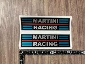 ★送料無料★Martini Racing マルティーニ ロゴ ステッカー デカール 2枚セット