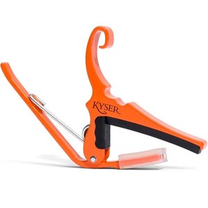 Kyser KG6OA ORANGE BLAZE アコースティックギター用カポ〈カイザー〉