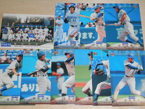 BBM 2008 春　東京大学　10種コンプ　東京六大学野球カードセット　