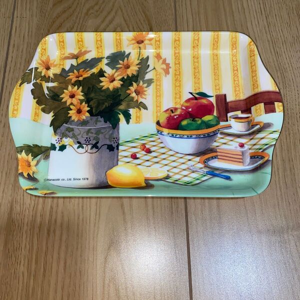 メラミン トレイ hanacobi melamine ware