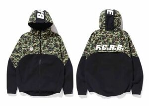 F.C.Real Bristol BAPE FCRB コラボ パーカー　XL