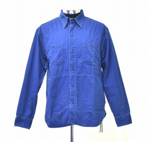 NEIGHBORHOOD （ネイバーフッド）INDIGO WORK / C-SHIRT.LS 長袖シャツ INDIGO インディゴ ワークシャツ 202AQNH-SHM03 VINTAGE M