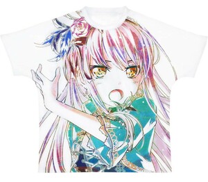 バンドリ! ガールズバンドパーティ! 湊友希那(Rozelia) Ani-Art フルグラフィックtシャツ arma bianca アニメ tシャツ XLsize