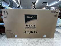 h1699 □未開封□ SHARP シャープ AQUOS アクオス Quattron 液晶カラーテレビ シャープ アクオス LC-52LX3 52V型 2010年製_画像4