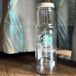 [USED] STARBUCKS COFFEE ボトル バニラ 空き瓶 海外 インテリア 雑貨 325ml Vanilla スタバ スターバックス コーヒー グッズ 珈琲 
