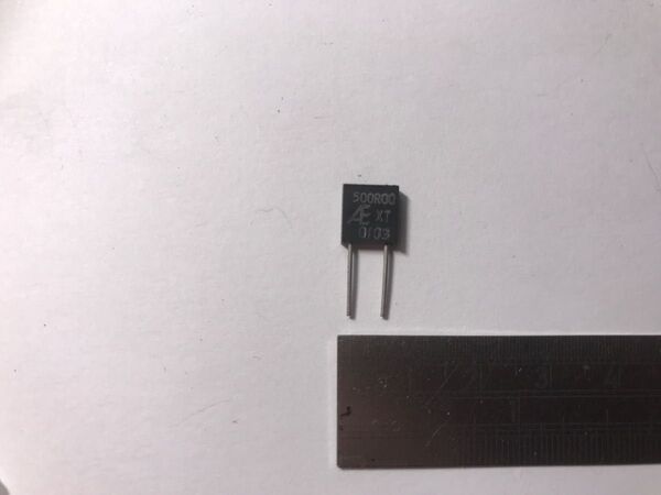 超精密抵抗 アルファエレクトリクス製 500ohm