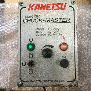 KANETSU カネツー マグネットチャック KETN-4080A  AC 100V （動作確認済み） チャックマスター  工作機械 研磨機 フライス盤  の画像4