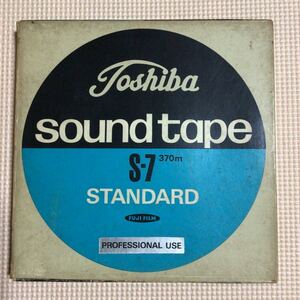 TOSHIBA sound tape S-7 オープンリールテープ【使用済み】