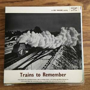 【japan】蒸気機関車/argo/蒸気時代の思い出/Trains To Remember/英国/６０年代の録音/レコード/貴重