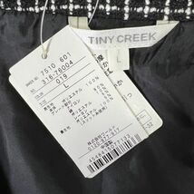 【タグ付未使用品 】◎TINY CREEK （株）ワールド タイニークリーク ツイードスカート スカート 黒 レディース Lサイズ セレモニー_画像7