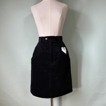 【タグ付き未使用品】◎MOUSSY マウジー コーデュロイスカート 黒 スカート 秋冬 レディース　サイズ1_画像3