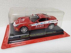 送料300〜★未開封★ アシェット 公式フェラーリコレクション Ferrari 599 GTB FIORANO Panamerican Tour 1/43スケール ミニカー