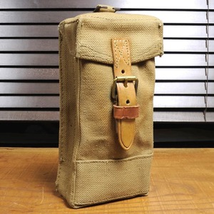  Italy army discharge goods magazine pouch MK3 canvas cloth [ large / is good ] army pay lowering goods army payment lowering goods military pouch 